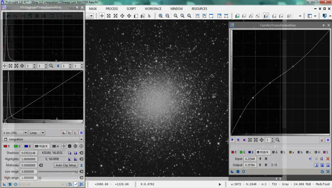 A PixInsight stretch example