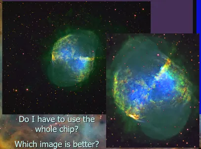Cropping example, M27
